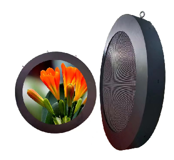 Telão LED circular P2.5 comercial para exterior 